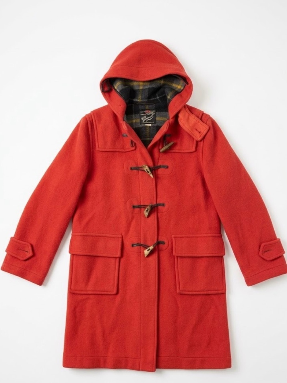 ❤️ Women's Vintage Original Duffle Coat Red Size 12 ❤️